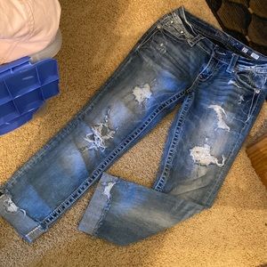 Miss me crop Jean